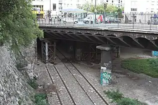 Pont rue de Crimée.