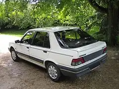 Peugeot 309 Best Line vue arrière.