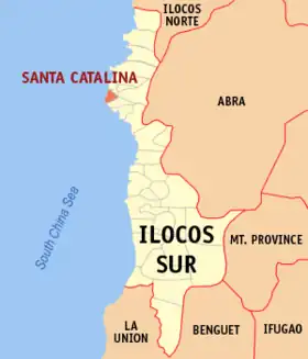Localisation de Santa Catalina