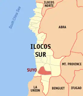 Localisation de Suyo