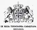 1773, I. G. Palietti, Pharmacopoea sardoa, Tipografia Regia, Cagliari.