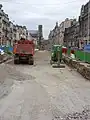 Excavation des voiries.