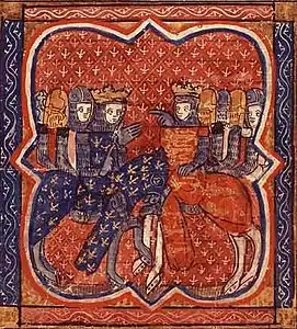 Philippe et Richard à la croisade (Guillaume de Tyr, XIVe&nbsp;siècle).