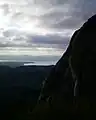 Le lac Léman vu de la crête du Billiat