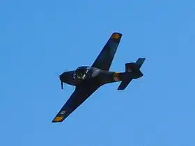 Vue de l'avion.