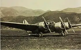 Vue de l'avion.