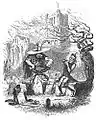 Le lutin et le bedeau.