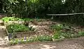 Jardin médiéval en cours de constitution à Picquigny, Somme
