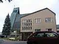 L'église vue de l'ouest.