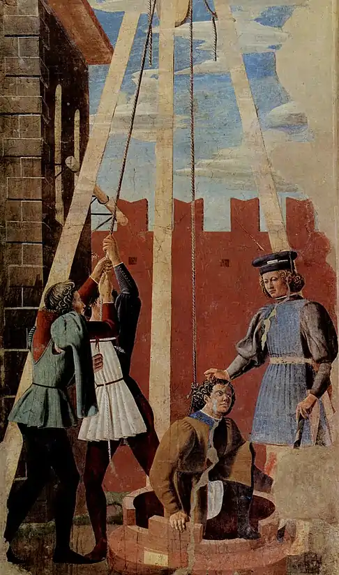 Judas ben Siméon enfermé dans une citerne, XVe