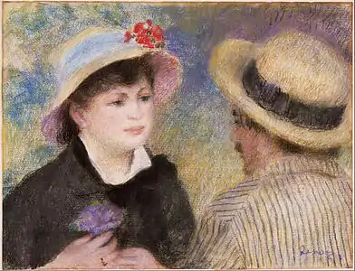 Les Canotiers (vers 1881), musée des beaux-arts de Boston,