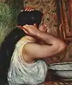 Pierre-Auguste Renoir&nbsp;: Femme se peignant v. 1907Musée d’Orsay