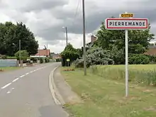 entrée du village
