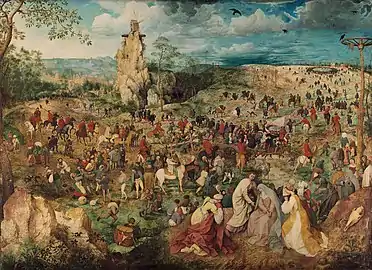 Pieter Brueghel l'AncienLe Portement de Croix, 1564.