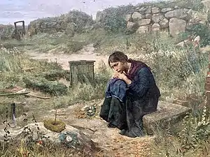 Hans Nikolaj Hansen (da), Pigen paa Kirkegaarden, 1880