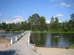 Pont entreLäntinen Pihlajasaari etItäisen Pihlajasaari.