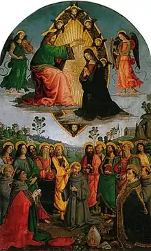 Couronnement de la Vierge, Pinturicchio.