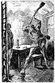 Orlick s'apprête à frapper Pip à mort, par Harry Furniss (1910).