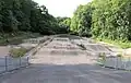 La piste de BMX.
