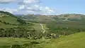 Piste traversant le domaine