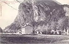 La gare terminus à Thônes