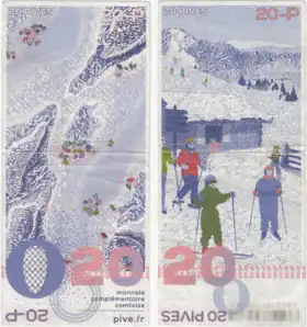 Billet de 20 pives
