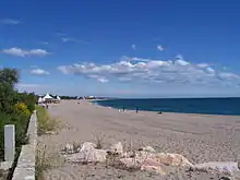 La plage en 2007.