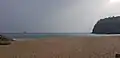 La plage de Tillet, Gros Cap et vue sur Tête à l'Anglais