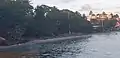 Plage de la Datcha à la tombée de la nuit