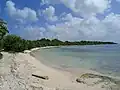 Plage de la pointe d'Antigues.