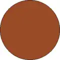 Planète sans noyau. Marron : roches/métaux.
