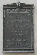 Plaque du no&nbsp;14.