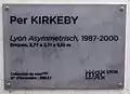 Plaque de Lyon Asymmetrisch.
