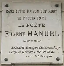 Plaque au no&nbsp;11.