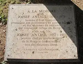 Plaque.