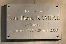 Plaque au no&nbsp;15.