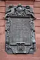 Plaque identifiant le lieu de la première assemblée du Parlement de Frankfurt.
