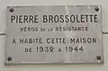 Plaque au 123 rue de Grenelle (Paris).