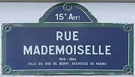 Voir la plaque.
