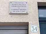 Plaque au no&nbsp;34.