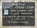 Plaque commémorative.