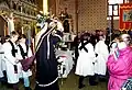 Mise au tombeau du Christ. Veľký Lipník, Slovaquie.