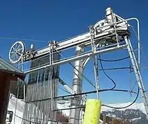 Moteur de la gare de départ