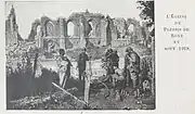Etat de l'église à la fin de la guerre.