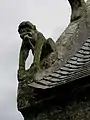 Chapelle Sainte-Barbe : crossette d'un pignon.