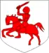D'argent à une « pogonia » de gueules.