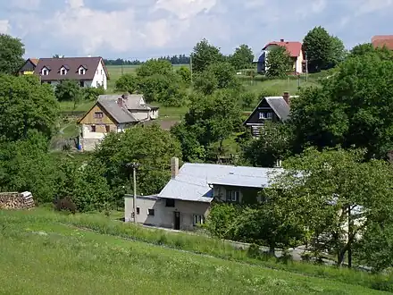 Hameau de Světlou pod Hořičkami.