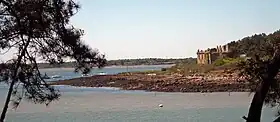 La pointe du Blair vue depuis Sept Îles