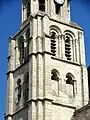1er et 2e étage de beffroi, vue depuis le sud-ouest.
