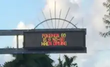 Panneau à messages variables Pokémon Go
